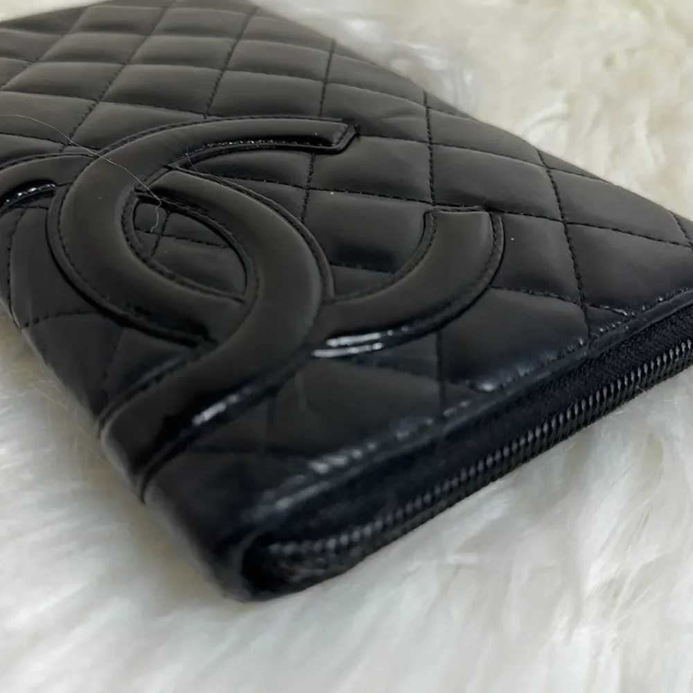 💯Preloved Chanel Large Quilted Wallet/Organizer🍀
